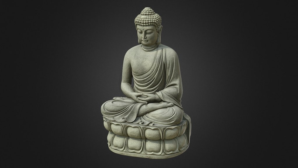 Gautama Buddha

Gautama is the primary figure in Buddhism. He is recognized by Buddhists as an enlightened or divine teacher who attained full Buddhahood, and shared his insights to help sentient beings end rebirth and suffering. Accounts of his life, discourses, and monastic rules are believed by Buddhists to have been summarized after his death and memorized by his followers. Various collections of teachings attributed to him were passed down by oral tradition and first committed to writing about 400 years later.

716 Images, iPhone 6S Plust, Preprocessing in CameraRaw.
RealityRaw High resolution: ~230mln poly, Decimated to 13mln for fix minor scan errors.
Normals Colors and AO  baked to Lowpoly in Marmosetco Tulbag.


Raw decimated 13mln mesh.

RC 

More screenshots on Artstation - Gautama Buddha - 3D model by Vlad (@ssh4) 3d model