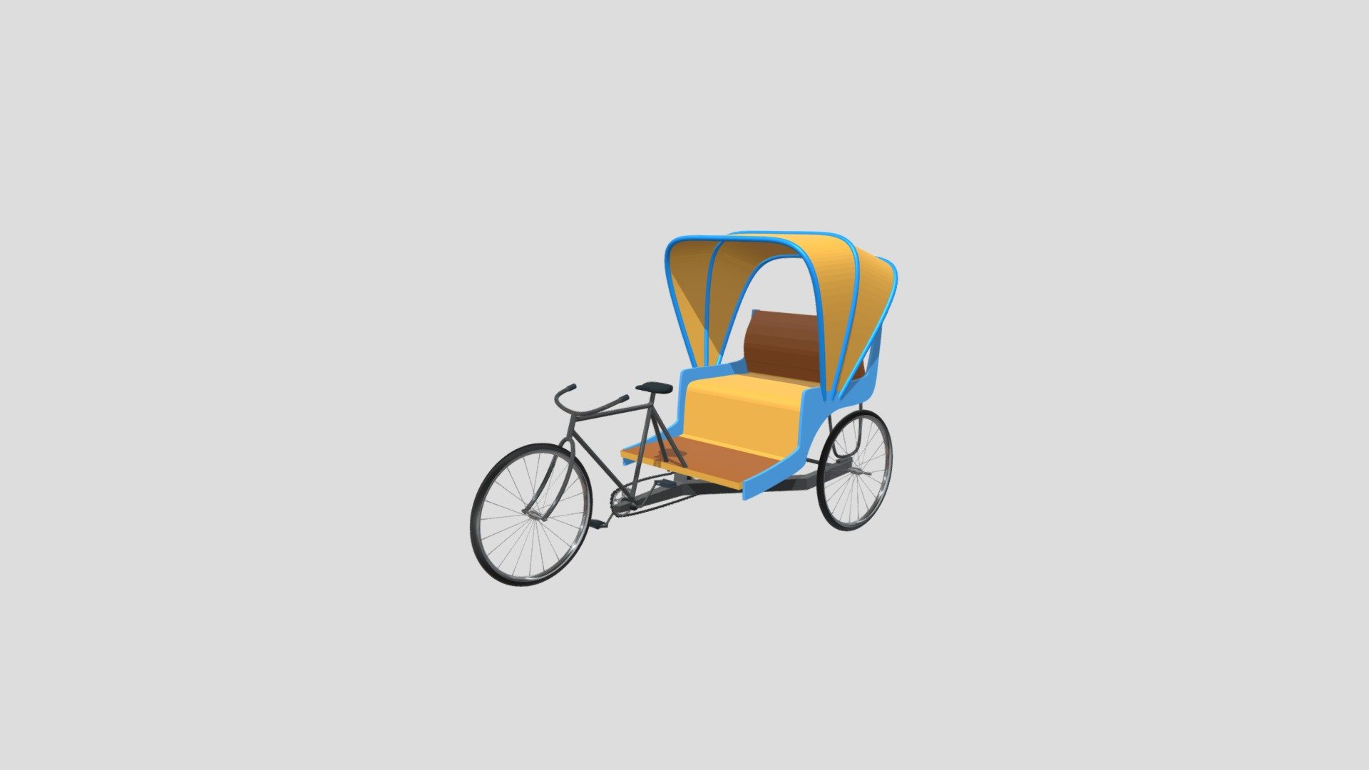 Indian Riksha created in Blender and its free - Indian Ricksha - Download Free 3D model by anandmohan662 3d model