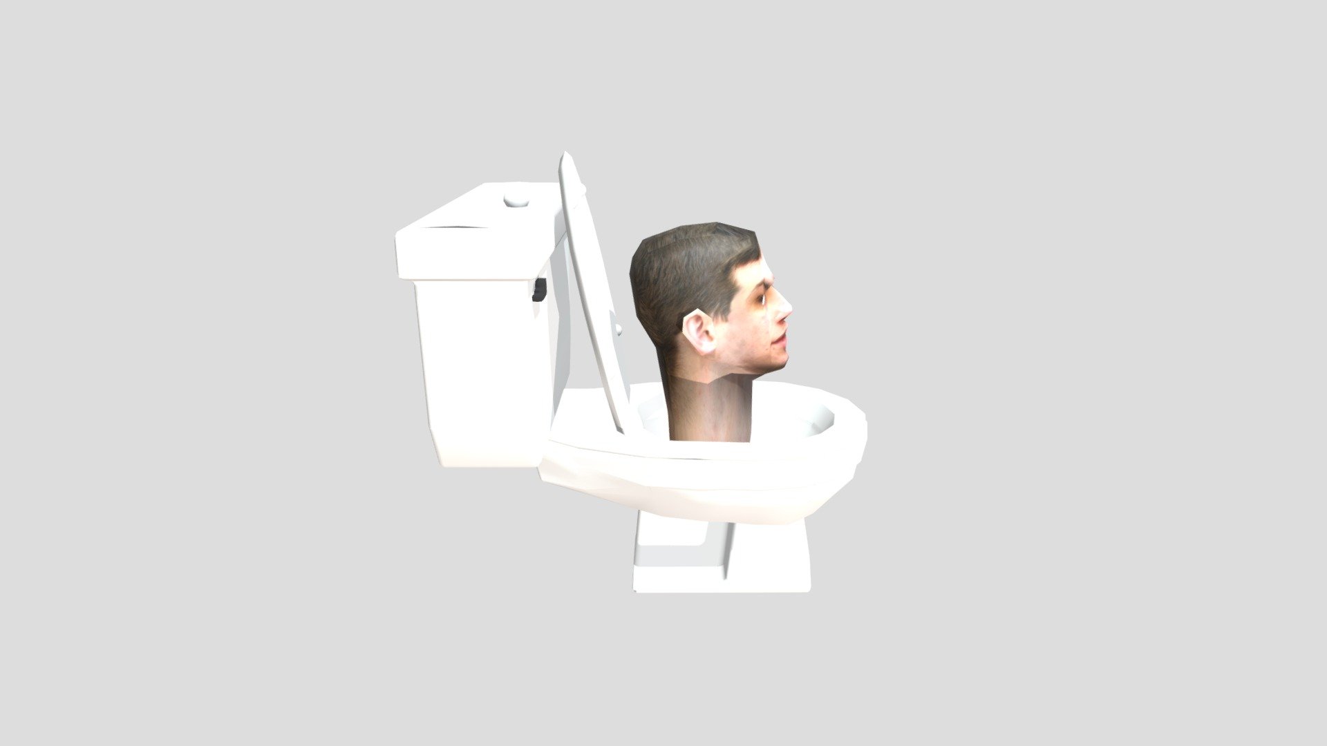 I created a 3D model of the Skibidi toilet, which is a horror and fun character.
The face inside the toilet can be changed.

Download Link:
https://www.cgtrader com/3d-models/character/sci-fi-character/skibidi-toilet

You can download it from the link by putting a dot in between 3d model