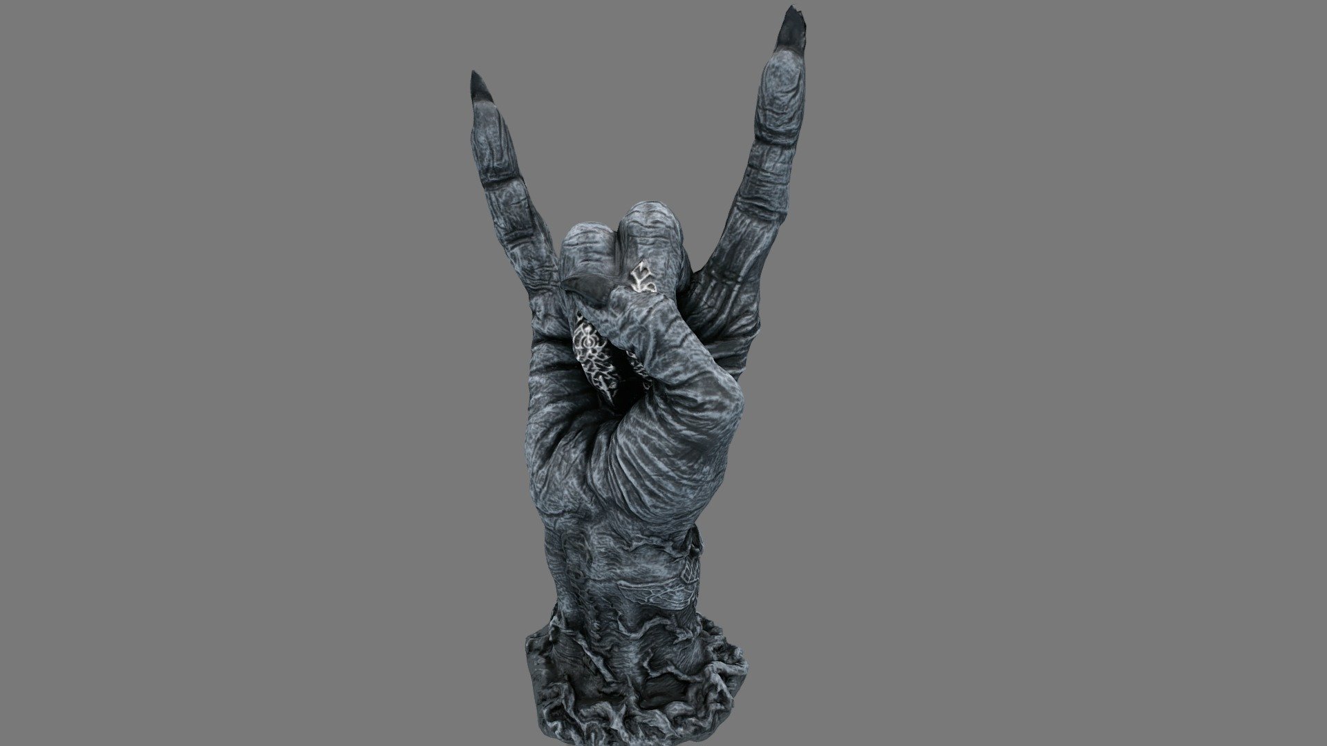 Photogrammetry is the science and technology of obtaining reliable information about physical objects and the environment through the process of recording, measuring and interpreting photographic images and patterns of electromagnetic radiant imagery and other phenomena. Digital image capturing and photogrammetric processing includes several well defined stages, which allow the generation of 2D or 3D digital models of the object as an end product. The models obtained contain pre-generated shadows present on the object in reality.



Contact me for any other requests, formats or obj in different polygons count.




From a NEMESIS NOW product. 

Photogrammetry scan in  Low poly : 20000 triangles, 10000 vertices



Texture 1024x1024px

 - Devil hand low poly - Buy Royalty Free 3D model by Les illusions digitales (@lesillusionsdigitales) 3d model