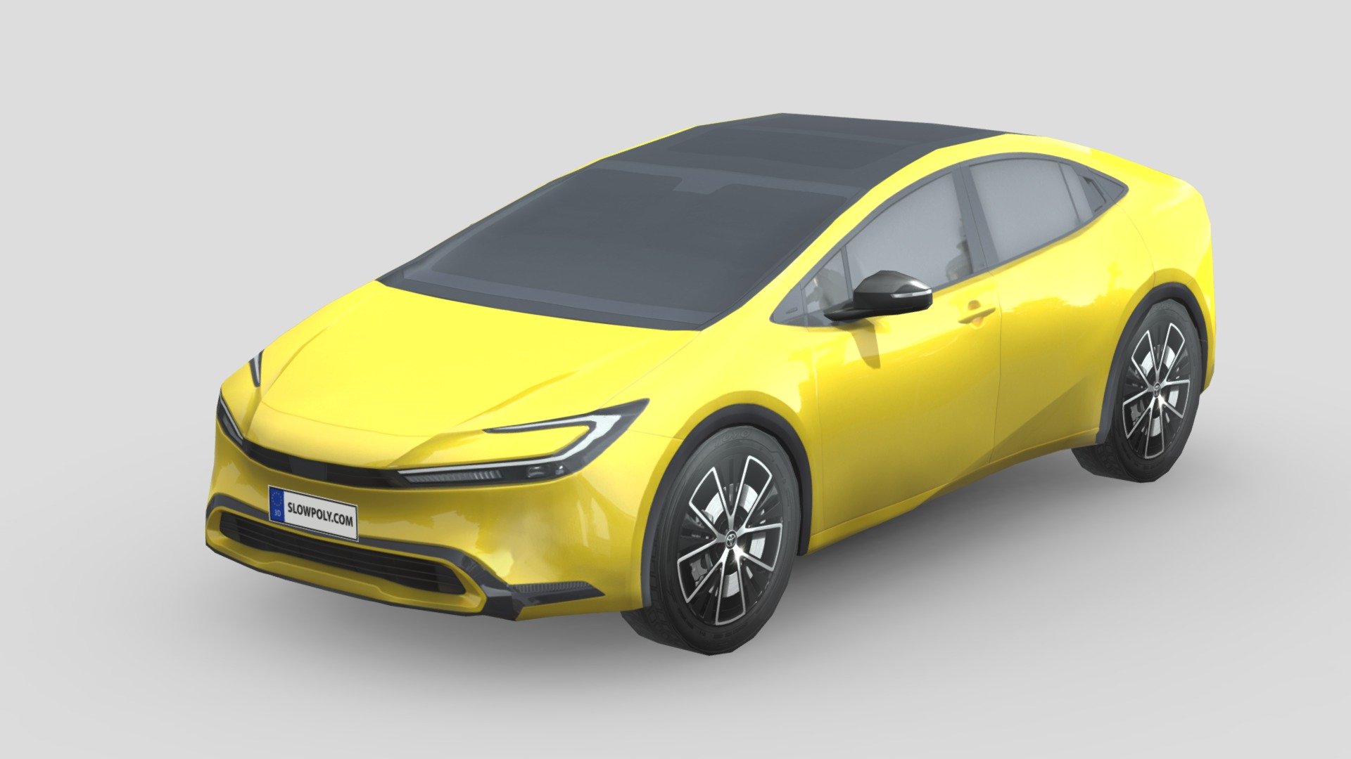 Buckle up and join the ride with our incredible 3D model car! With few polygons, it’s light, flexible, and realistic. High-quality textures bring it to life. Effortlessly integrate it into any project and let your creativity soar. Get ready for a thrilling journey!

If you love this 3d model and curious about how it’s done, visit our tutorial here:
https://www.slowpoly.com/l/course unlock the technique, tool and trick to crafting this detailed-looking low poly car now! - Toyota Prius 2023 - Buy Royalty Free 3D model by slowpoly 3d model