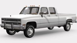 GENERIC 4WD PICKUP TRUCK 5 truck, vintage, 4x4, 4wd, offroad, allterrain, pickuptruck