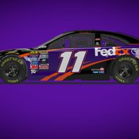 Denny Hamlins No. 11 FedEx Camry Race Car 