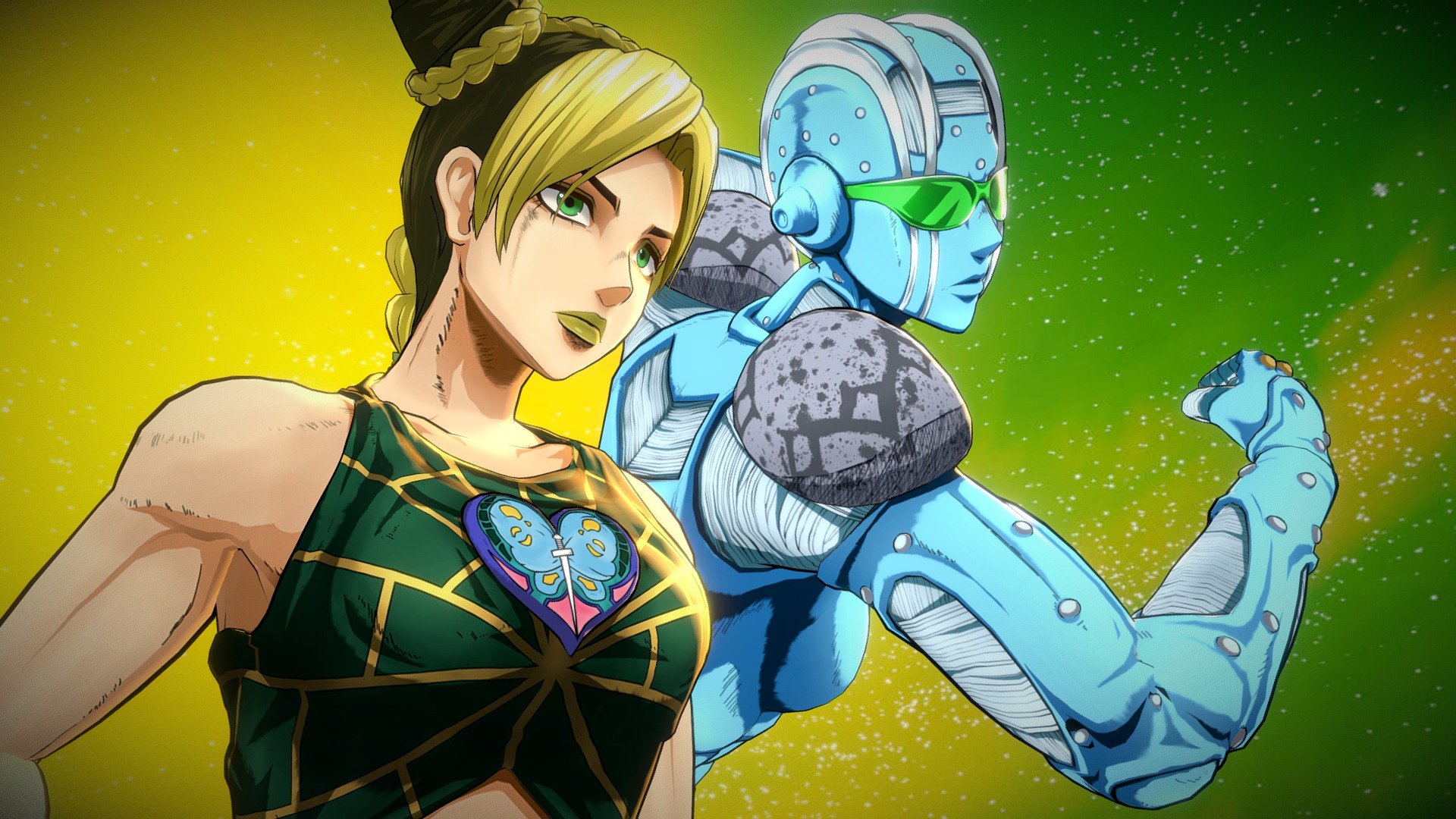 Time Lapse : https://www.youtube.com/watch?v=COkETx5Zlk4&amp;t=1413s

This is fun Art of JOJO

ジョリーンのファンアートです。6部OPの1シーンを自分なりに再現してみました～

後ほど前回同様の完成までのタイムラプス動画をこちらに追記する予定(たぶん2日後くらい)

Use soft - 使用ソフト

Maya Photoshop SubstancePainter - JOJO-6 Jolyne in OP scene[With TimeLapse video] - 3D model by 腱鞘炎の人 (@Kensyouen) 3d model