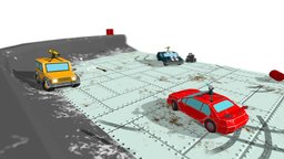 Demolition Cars & Arena jeep, fighting, sportscar, rocketlauncher, destruction, blur, arena, machine, rocket, musclecar, wear, deathrace, demolition, low-poly-model, flatout, weapon, unity, unity3d, low-poly, weapons, lowpoly, car, laser, race, demolitionderby