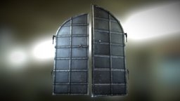 Old basementdoor blendswap, 3dhaupt, blender, blender3d, low, poly, model
